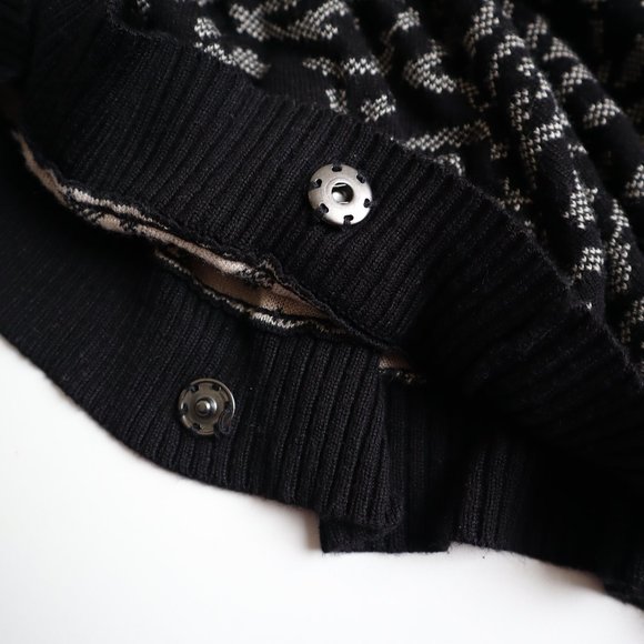 Joseph A qu'est-ce que c'est silk Pull on Women's Sweater Animal Print, XL - Picture 4 of 5